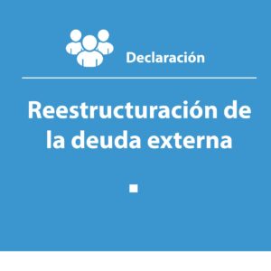 Reestructuración de la deuda externa