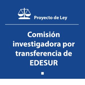 Comisión investigadora por transferencia de EDESUR